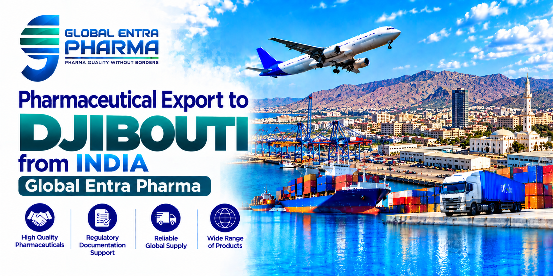 Pharmaceutical Export to Djibouti from India